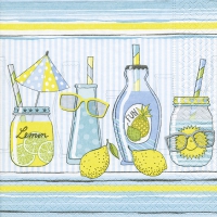 Servietten 33x33 cm - Lemonade