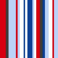Servietten 33x33 cm - Atlantic stripes