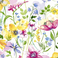 Servietten 33x33 cm - Flower meadow