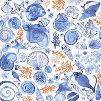 Servietten 33x33 cm - Sea life