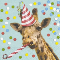Servietten 33x33 cm - Party giraffe
