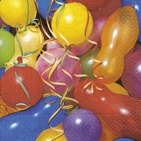 Servietten 33x33 cm - Colourful balloons Servietten 33x33 cm - Colourful balloons
