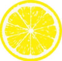 Gestanzte Servietten - Lemon