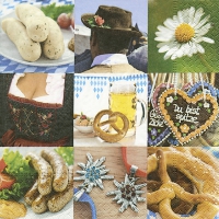 Servietten 33x33 cm - Oktoberfest