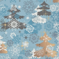 Servietten 24x24 cm - A touch of winter