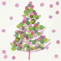 Servietten 24x24 cm - Bauble tree