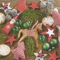 Servietten 33x33 cm - For the Xmas tree