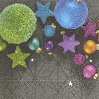 Servietten 33x33 cm - Glorious baubles