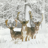 Servietten 33x33 cm - Fallow deer