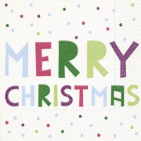 Servietten 33x33 cm - Joyful Xmas