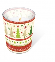 Glaskerze - Glaskerze Simple Xmas trees