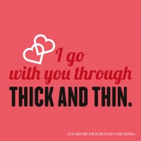 Servietten 33x33 cm - Thick and thin