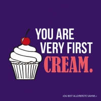 Servietten 33x33 cm - First cream