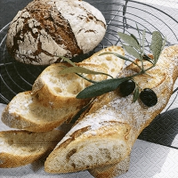 Servietten 33x33 cm - Fresh bread
