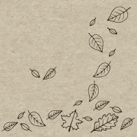 Servietten 25x25 cm - Autumnfall