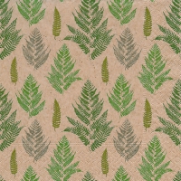 Servietten 33x33 cm - Farn pattern