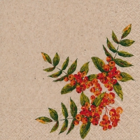 Servietten 33x33 cm - Rowan berry