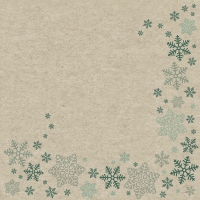 Servietten 33x33 cm - Snowflakes