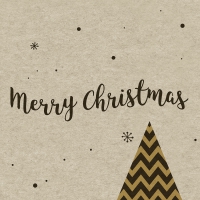 Servietten 33x33 cm - Zic-Zac tree