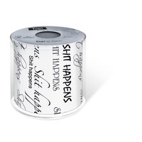 bedrucktes Toilettenpapier - Topi Shit happens