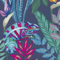 Servietten 24x24 cm - Chameleon