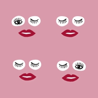 Servietten 33x33 cm - Wink