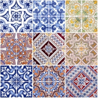 Servietten 24x24 cm - Tiles