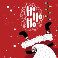 Servietten 24x24 cm - MOOD OF SANTAS