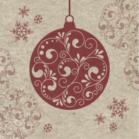 Servietten 24x24 cm - Baubles