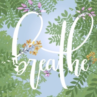 Servietten 33x33 cm - Breathe