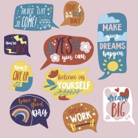 Servietten 33x33 cm - Bubbles