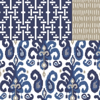 Servietten 33x33 cm - Patchwork