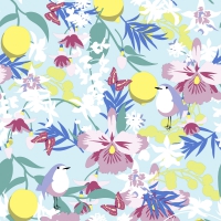 Servietten 33x33 cm - Dream garden