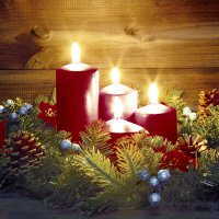 Servietten 24x24 cm - Advent