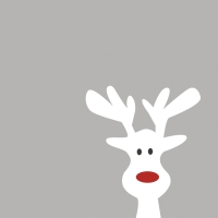 Servietten 24x24 cm - Elk parade