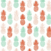 Servietten 33x33 cm - Pinappel pattern