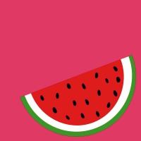 Servietten 33x33 cm - Melon