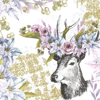 Servietten 33x33 cm - Dreamy deer Servietten 33x33 cm - Dreamy deer