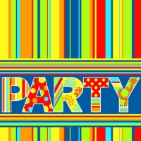 100 Servietten 33x33 cm - New Party