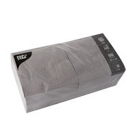 250 Servietten 33x33 cm - grau