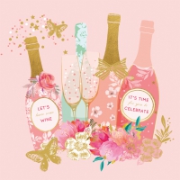 Servietten 25x25 cm - Celebration Time