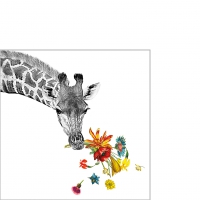 Servietten 25x25 cm - Happy Giraffe