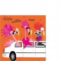 Servietten 25x25 cm - Girls night out