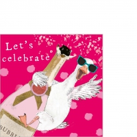Servietten 25x25 cm - Let´s celebrate