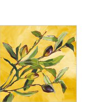 Servietten 25x25 cm - Olive Musée