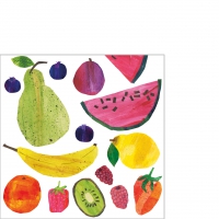 Servietten 25x25 cm - Tutti Frutti 