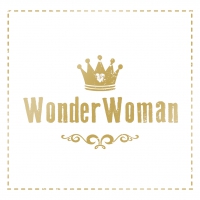 Servietten 33x33 cm - Wonder Woman gold 33x33cm