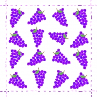 Servietten 33x33 cm - Fashion Grapes allover purple 