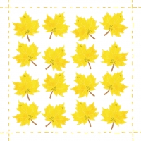 Servietten 33x33 cm - Fashion Leaf allover 