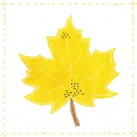 Servietten 33x33 cm - Fashion Leaf 